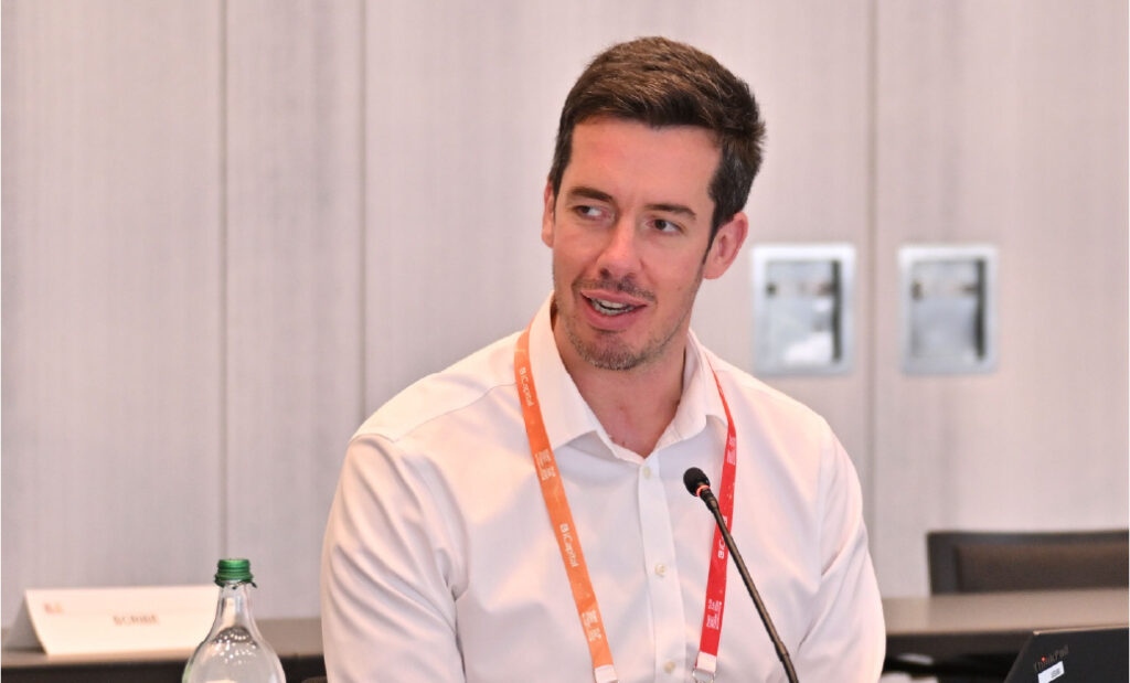 Patrick Green, Chief Compliance Officer at Banking Circle, discussing AML for tokenised assets at Point Zero Forum 2026